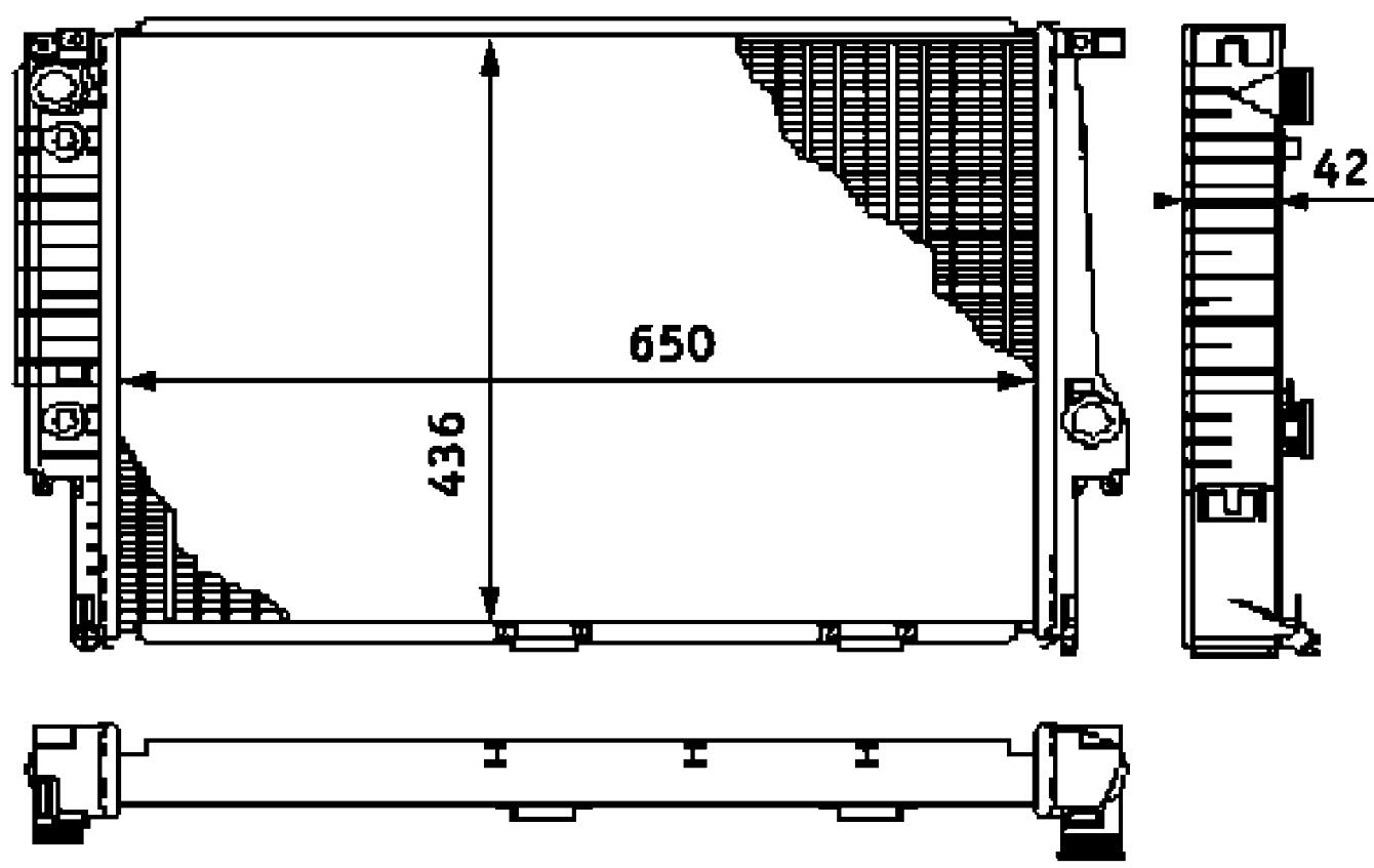 BMW Radiator 17112242138 - Behr Premium 376713131